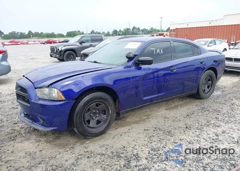 2014 Dodge Charger Police из США, поврежденный, VIN 2C3CDXAT8EH245980